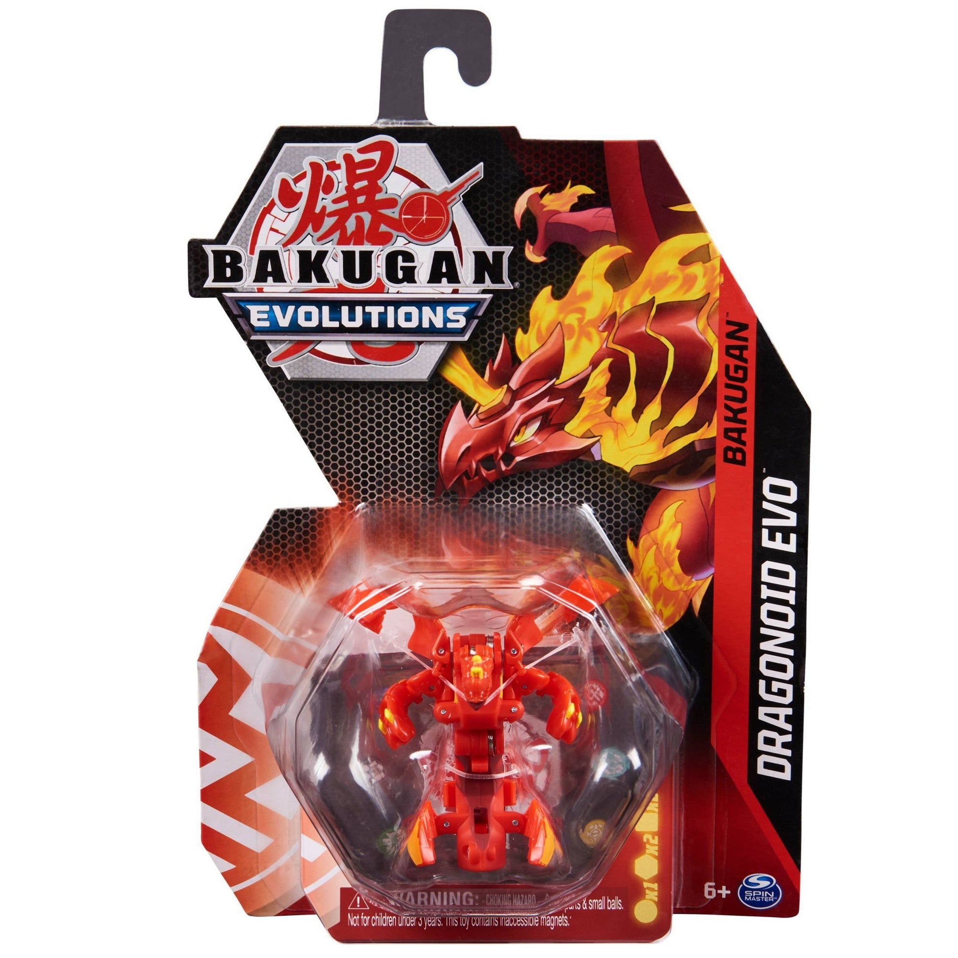 Core Bakugan Single Pack - Pyrus Dragonoid Evo [EVO] - Bakugan TCG Sealed