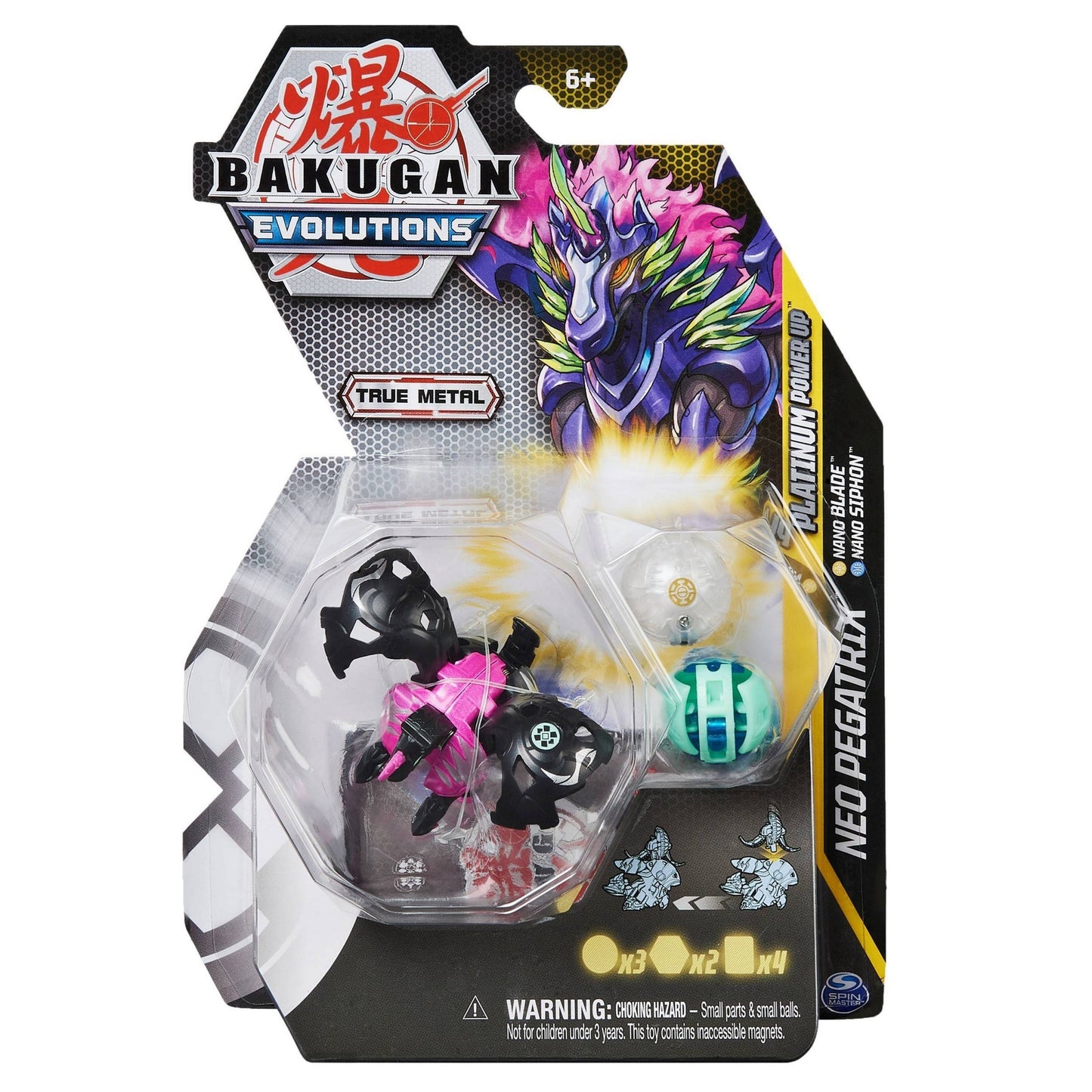 Bakugan Platinum Power Up Pack - Darkus Platinum Power Up Neo Pegatrix [EVO] - Bakugan TCG Sealed