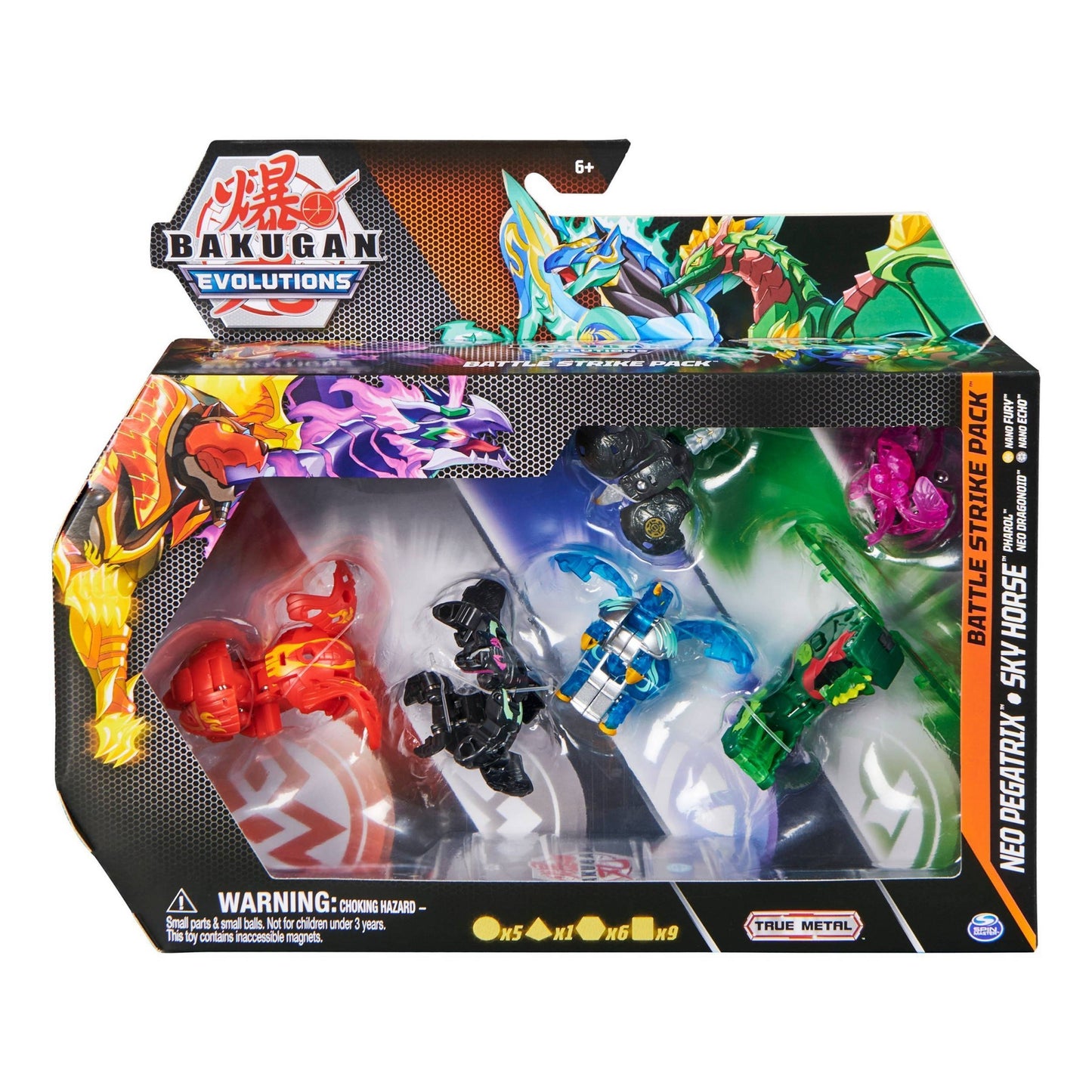 Bakugan Battle Strike Pack - Aquos Neo Pegatrix Ventus Sky Horse [EVO] - Bakugan TCG Sealed