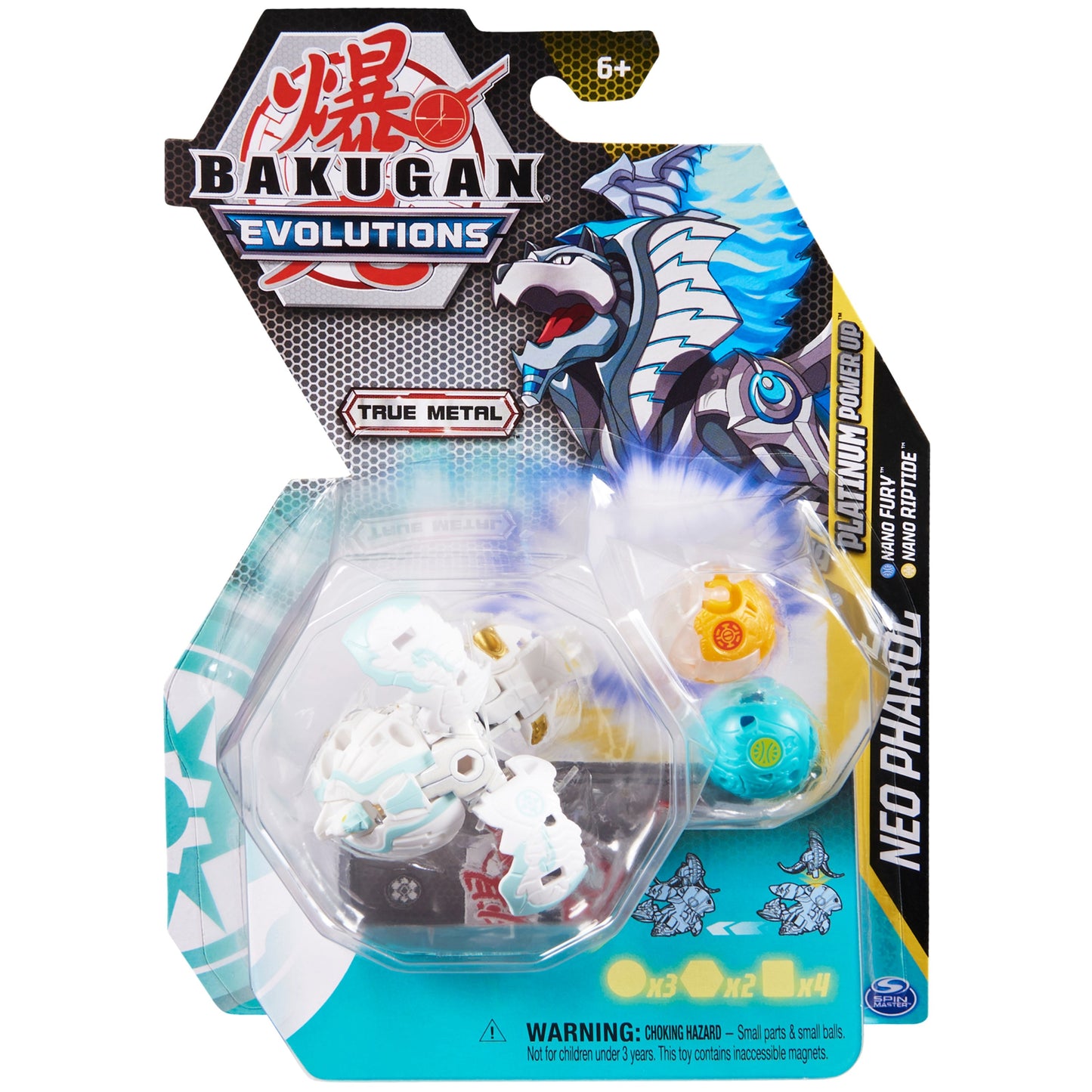 Bakugan Platinum Power Up Pack - Haos Platinum Neo Pharol [EVO] - Bakugan TCG Sealed