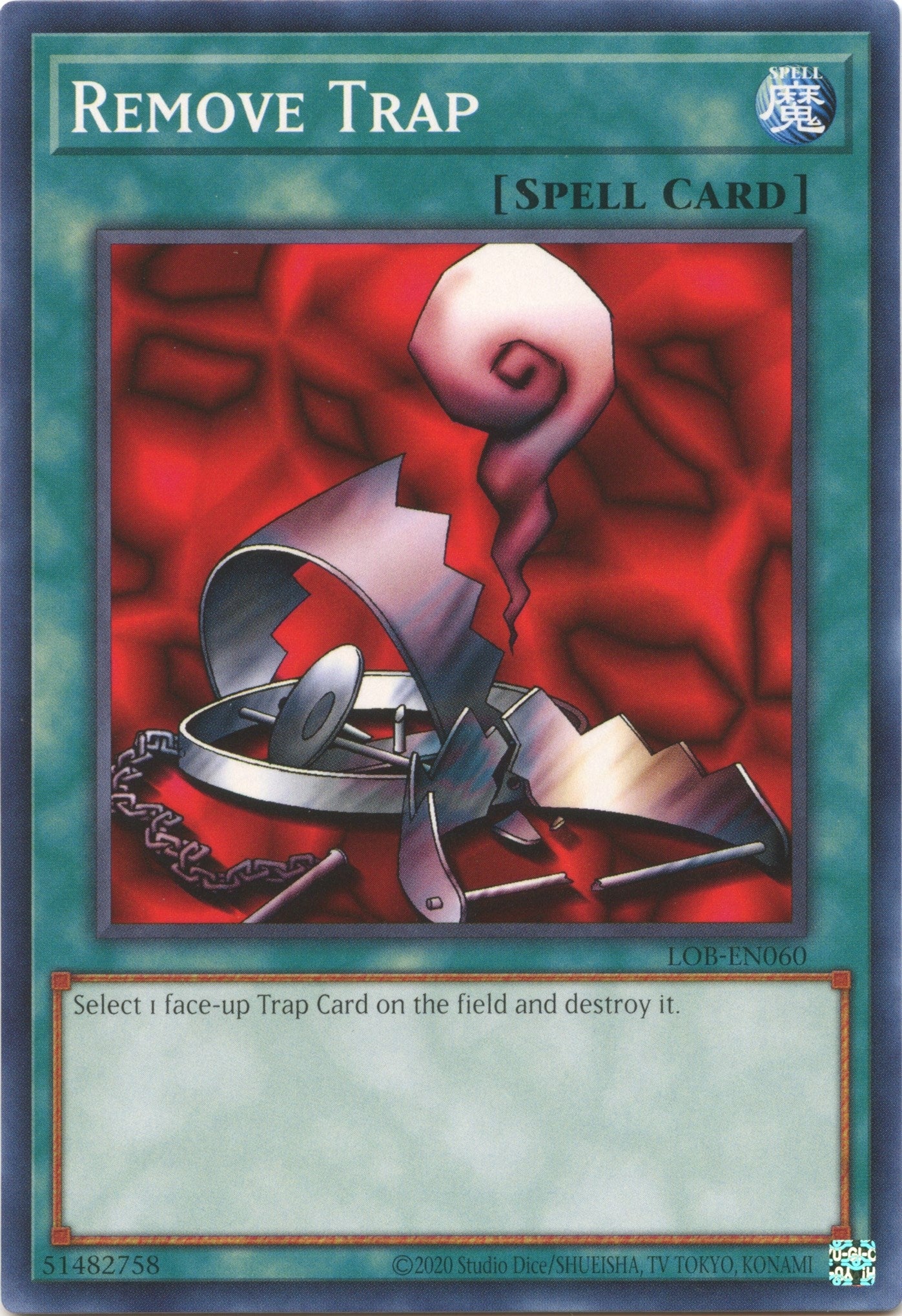 Remove Trap (60) (LOB-EN) - YuGiOh Single