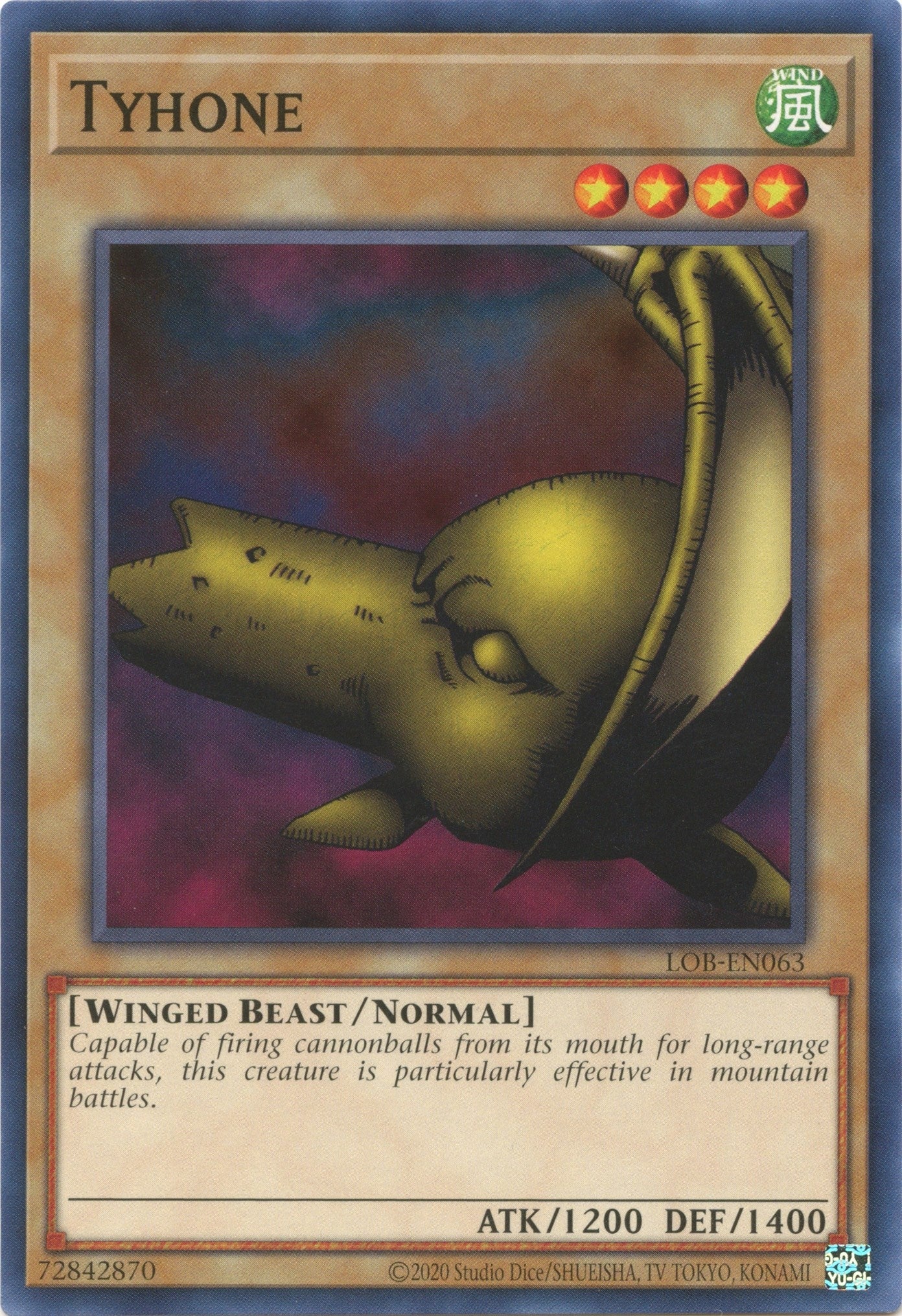 Tyhone (63) (LOB-EN) - YuGiOh Single
