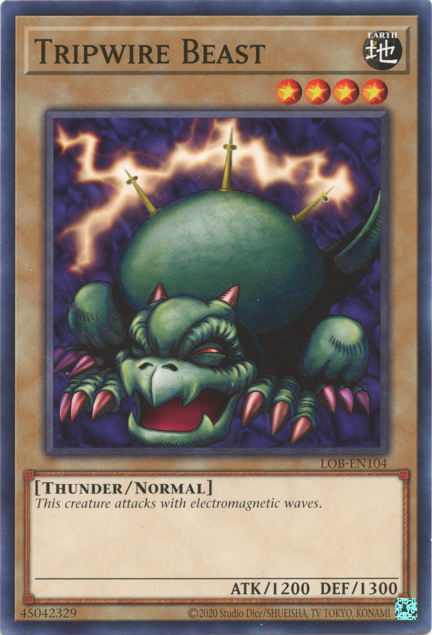 Tripwire Beast (104) (LOB-EN) - YuGiOh Single