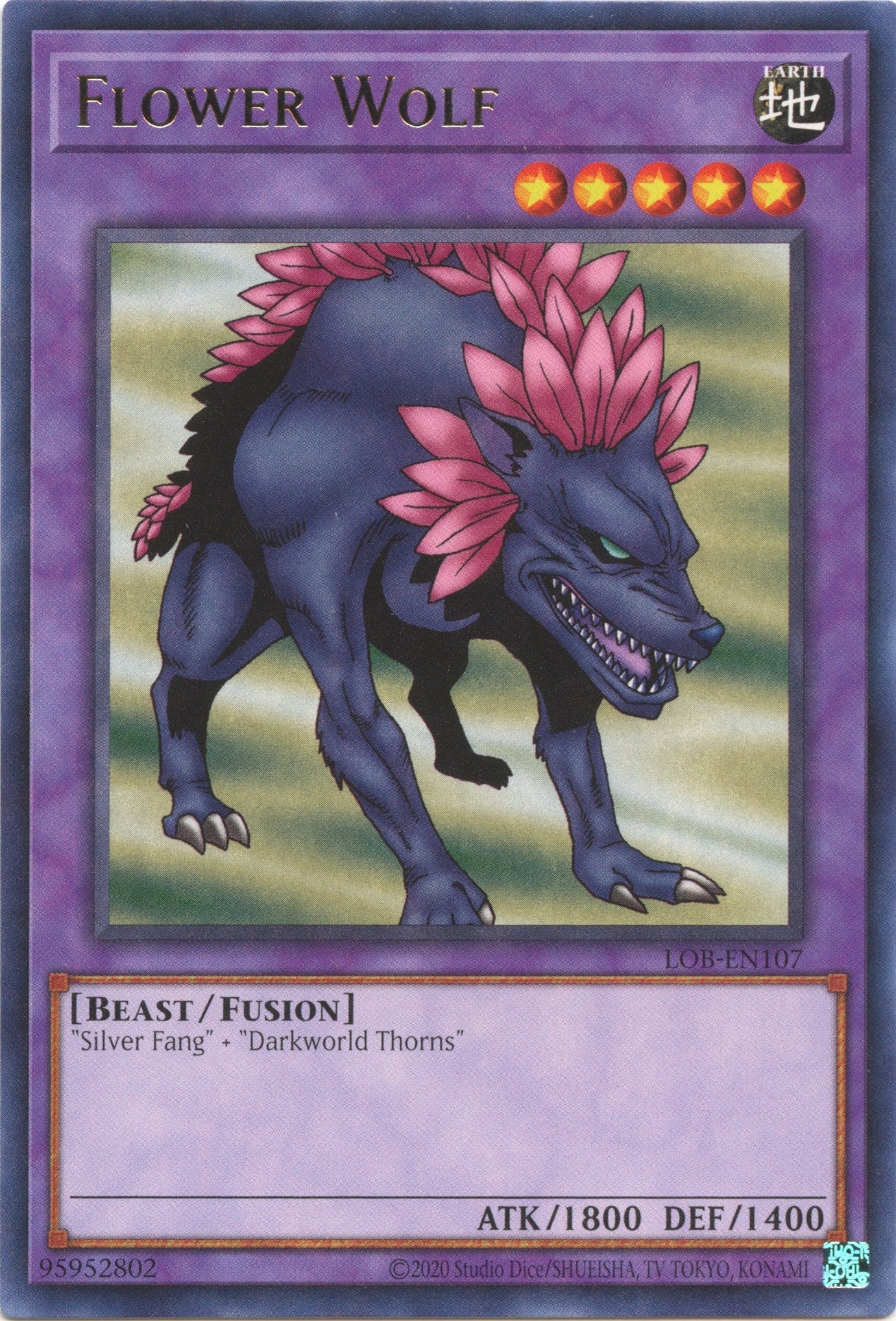 Flower Wolf (107) (LOB-EN) - YuGiOh Single