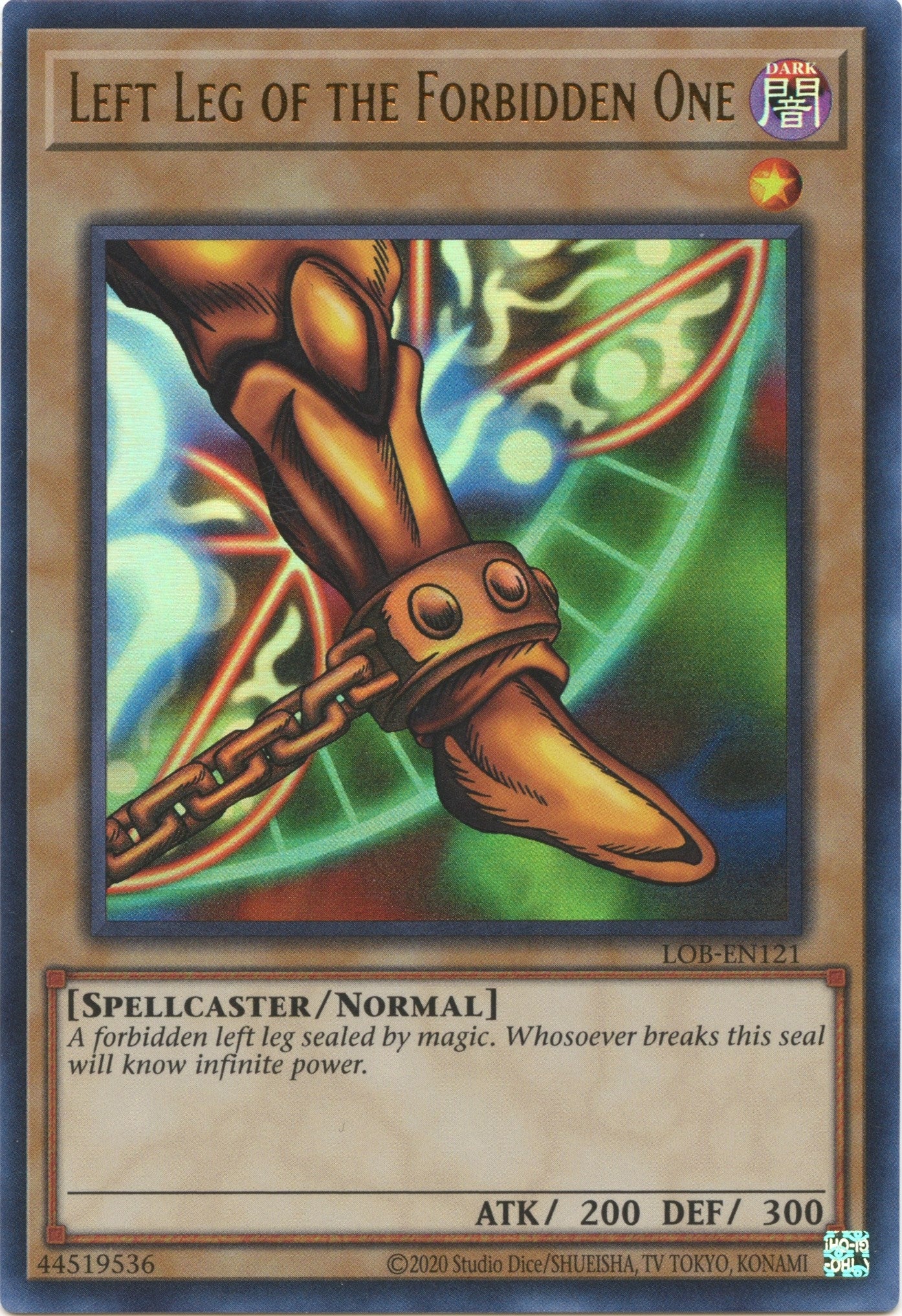 Left Leg of the Forbidden One (121) (LOB-EN) - YuGiOh Single