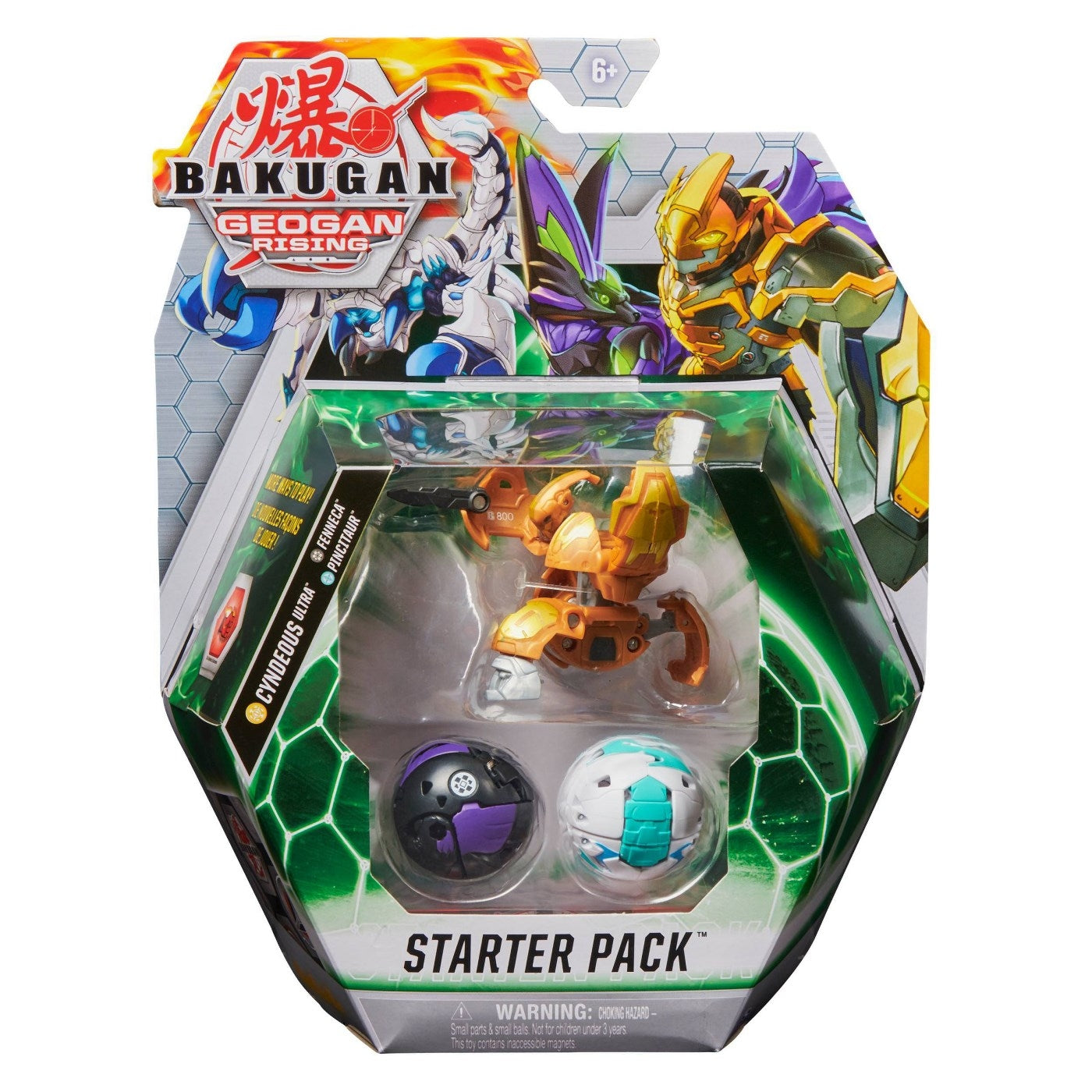 Bakugan Starter 3-Pack - Aurelus Cyndeous Ultra [GR] - Bakugan TCG Sealed