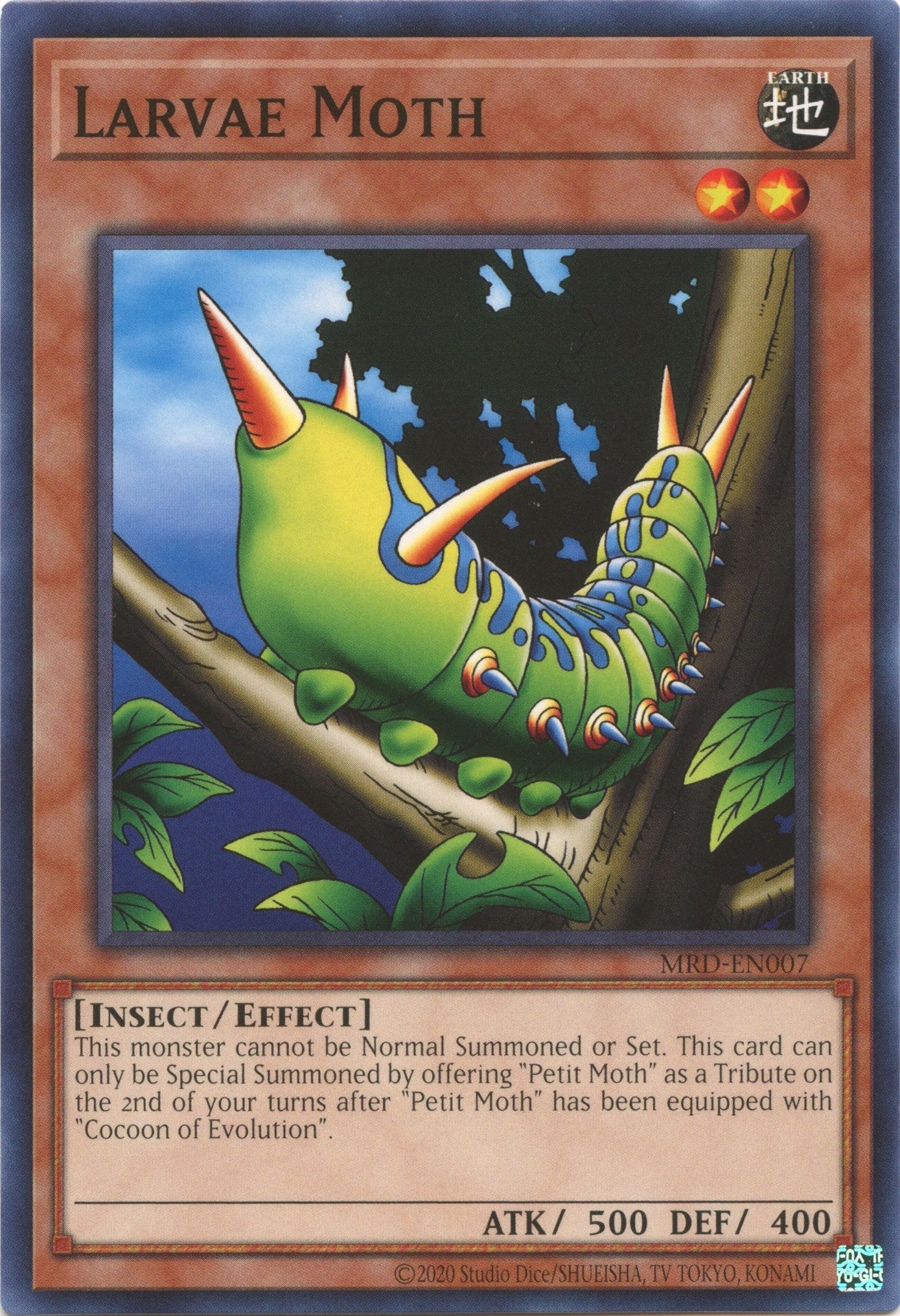 Larvae Moth (7) (MRD-EN) - YuGiOh Single