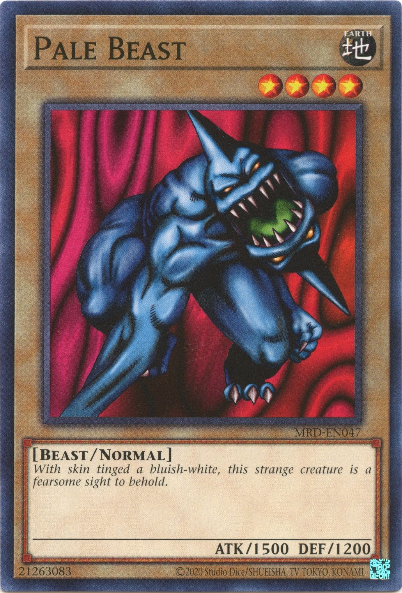 Pale Beast (47) (MRD-EN) - YuGiOh Single