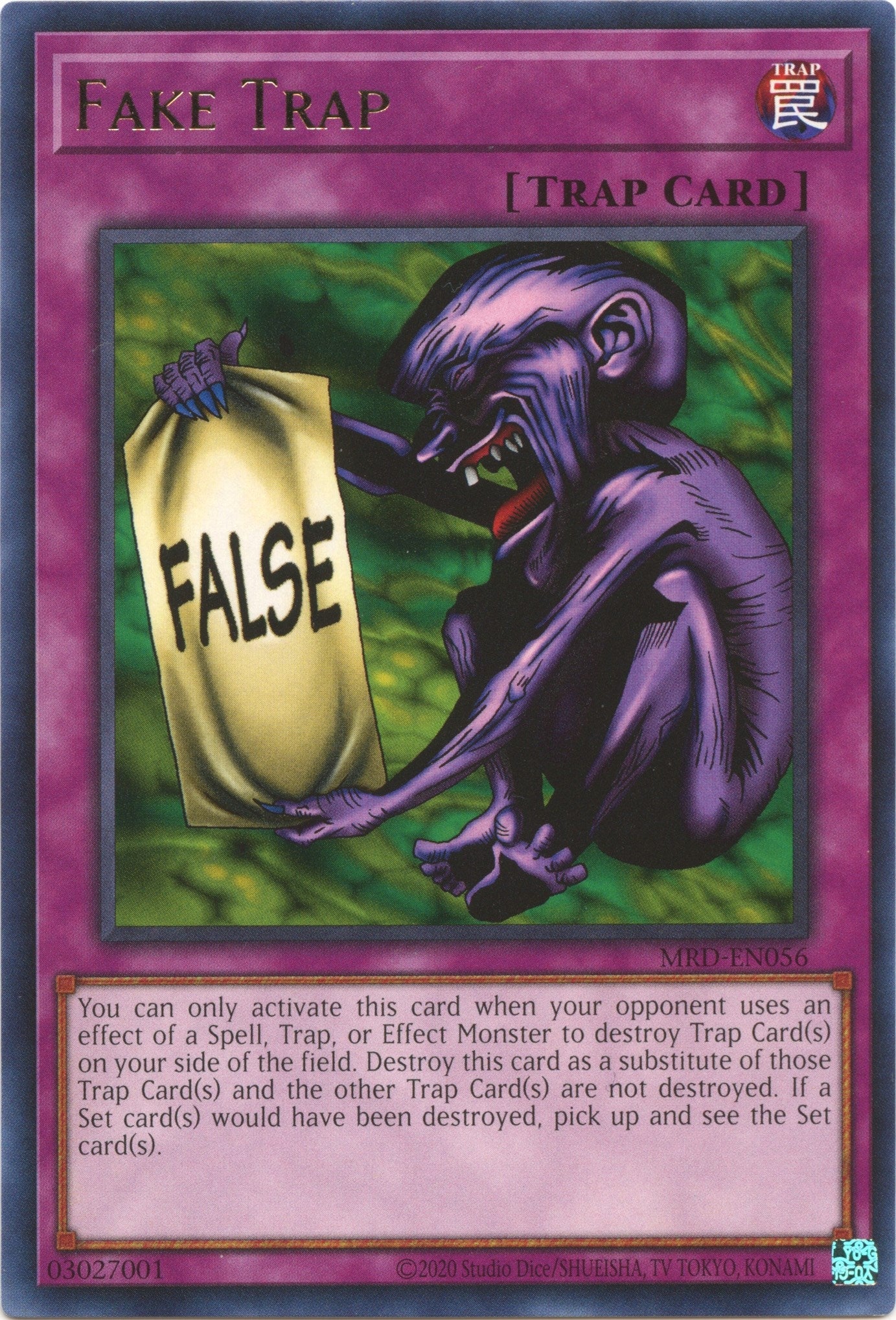 Fake Trap (56) (MRD-EN) - YuGiOh Single