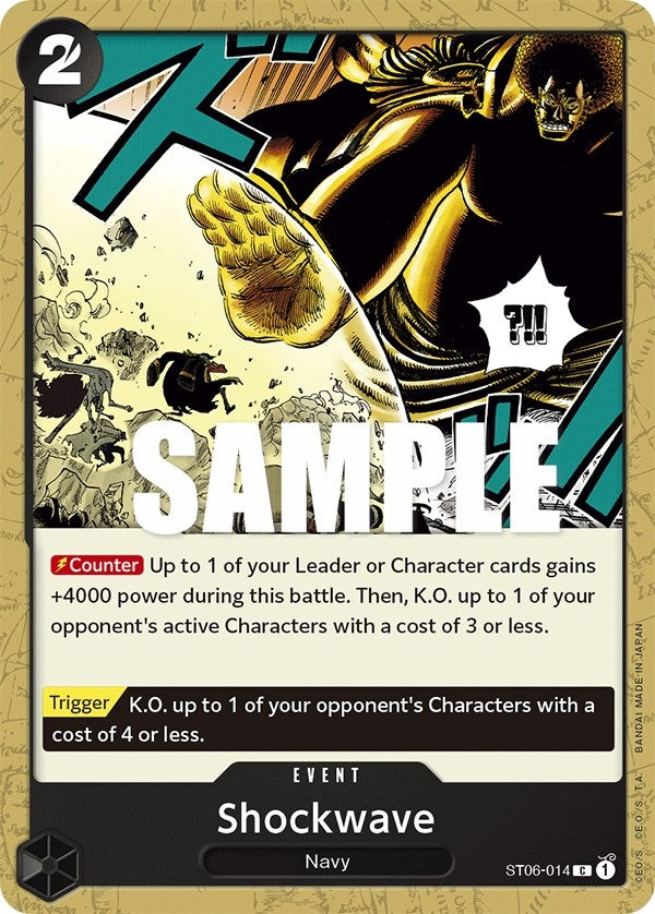 Shockwave (6014) (ST-06) - One Piece Card Game Single