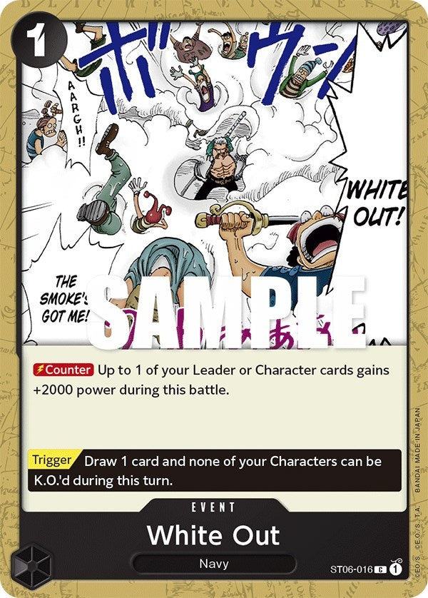White Out (6016) (ST-06) - One Piece Card Game Single