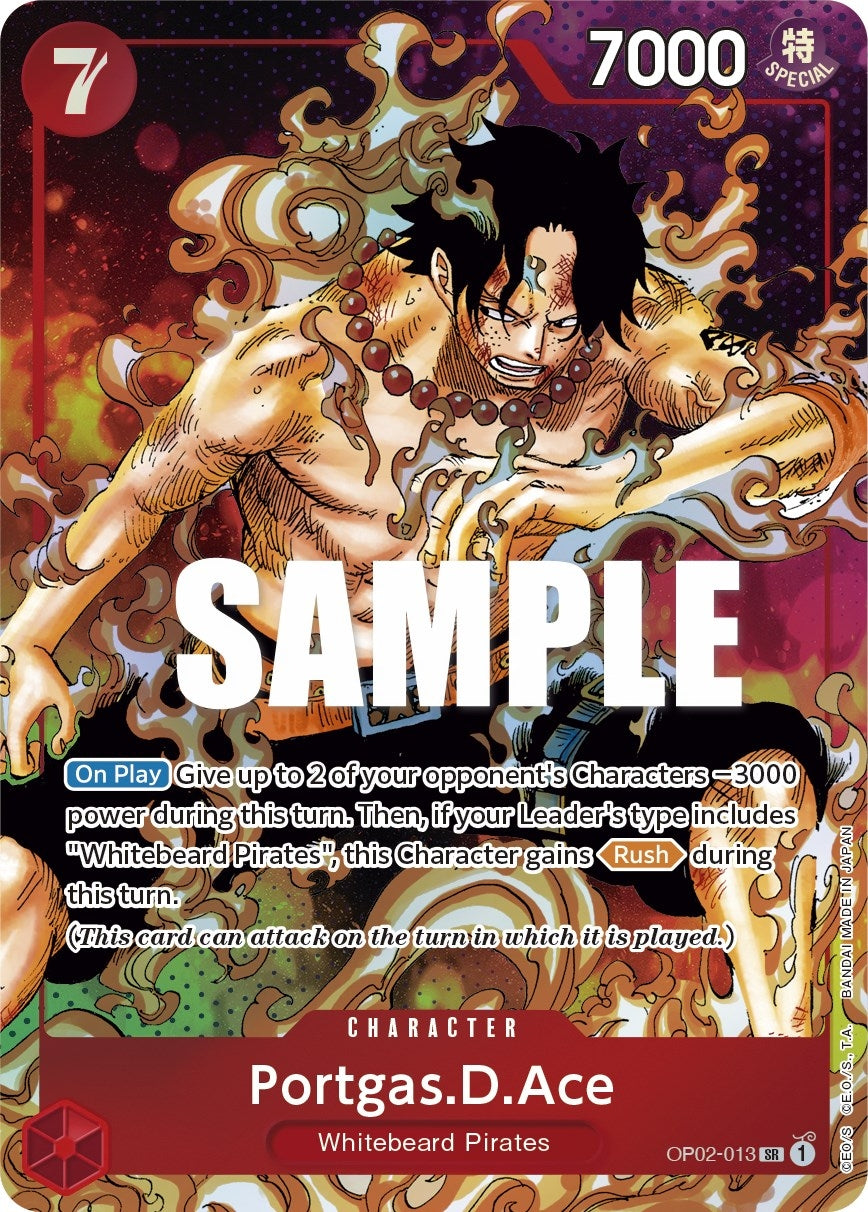 Portgas.D.Ace (Parallel) (2013) (OP02) - One Piece Card Game Single