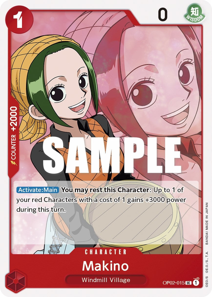Makino (2015) (OP02) - One Piece Card Game Single