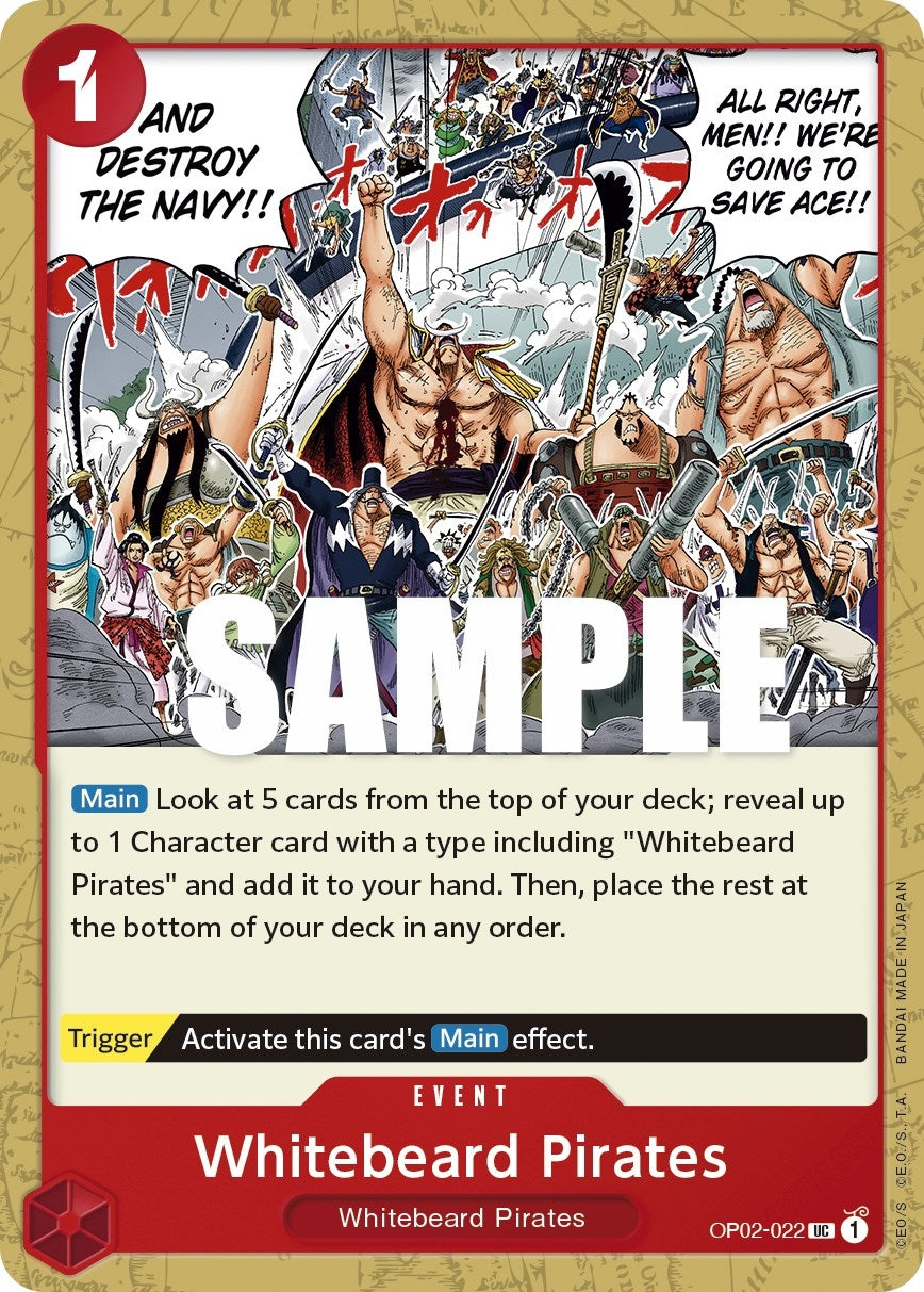 Whitebeard Pirates (2022) (OP02) - One Piece Card Game Single