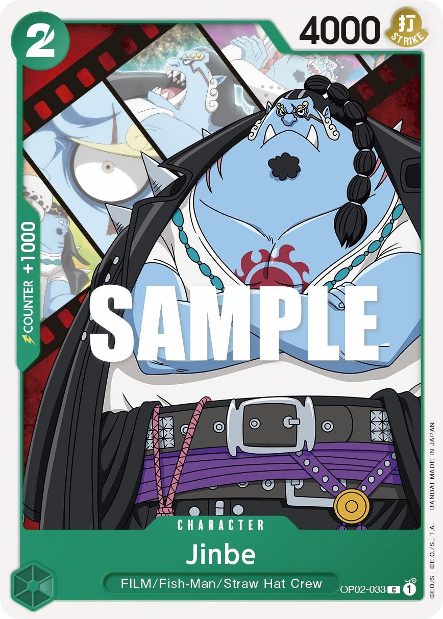 Jinbe (2033) (OP02) - One Piece Card Game Single