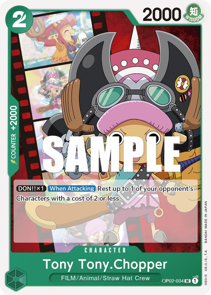 Tony Tony.Chopper (2034) (OP02) - One Piece Card Game Single