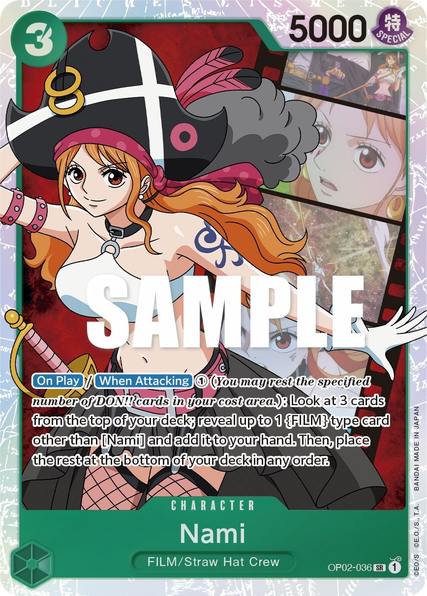 Nami (2036) (OP02) - One Piece Card Game Single