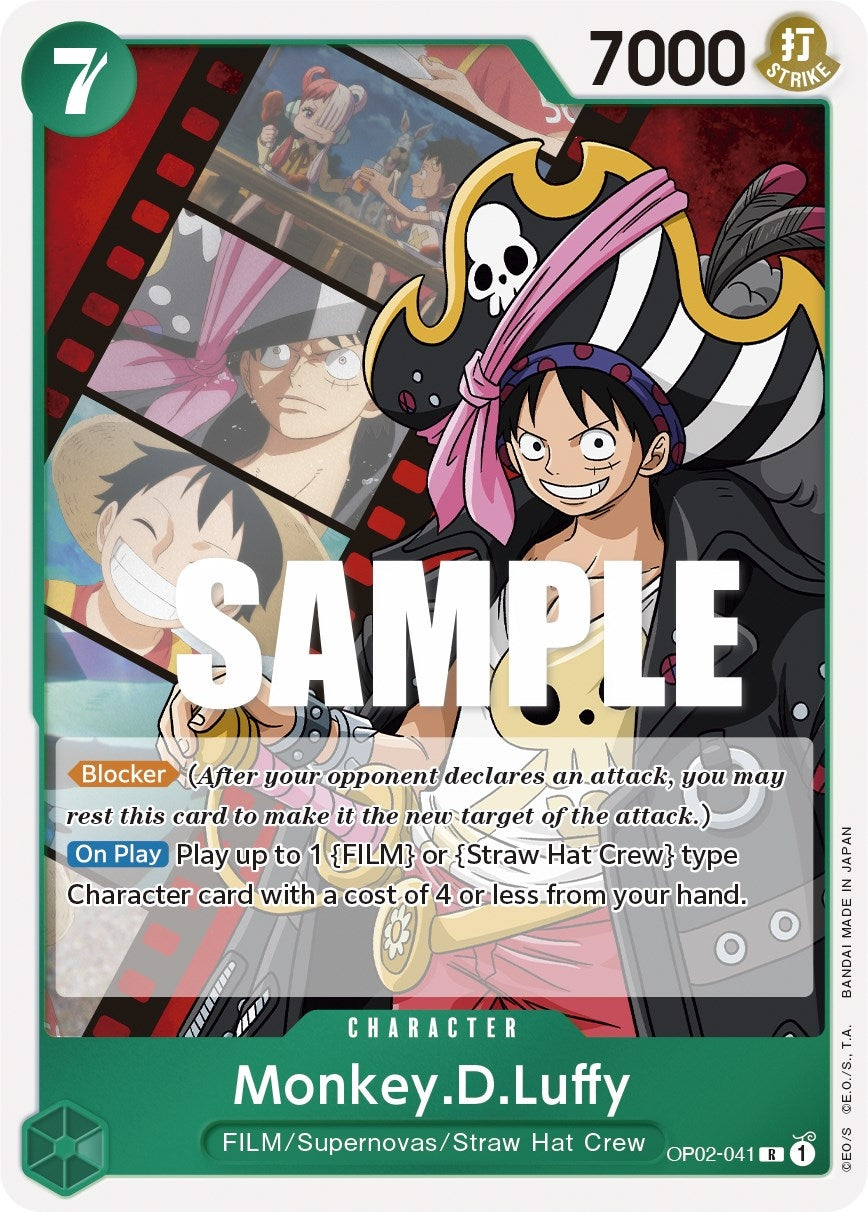 Monkey.D.Luffy (041) (2041) (OP02) - One Piece Card Game Single