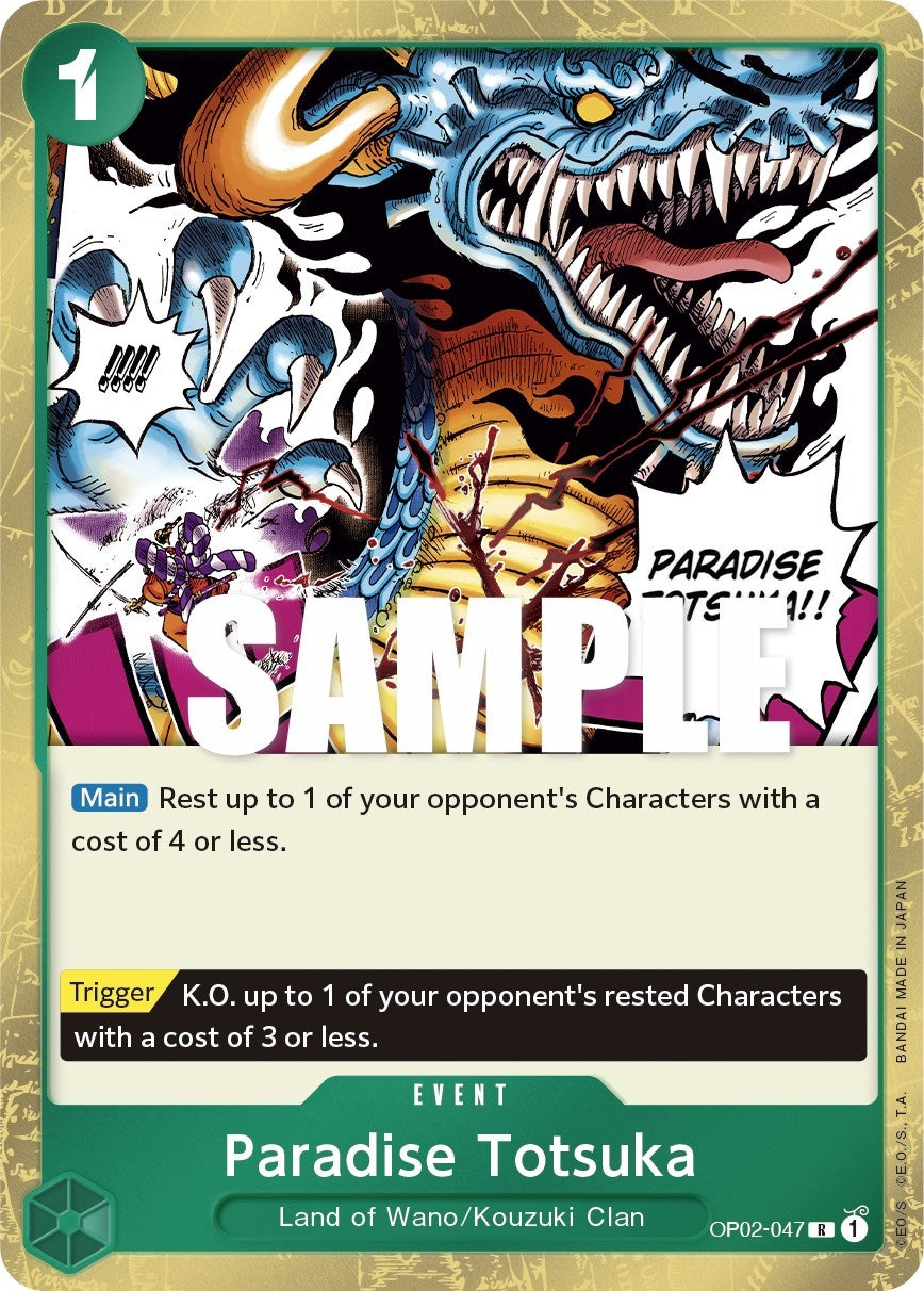 Paradise Totsuka (2047) (OP02) - One Piece Card Game Single