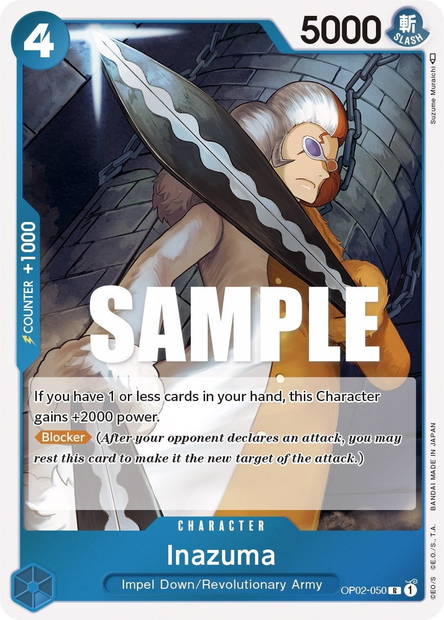Inazuma (2050) (OP02) - One Piece Card Game Single