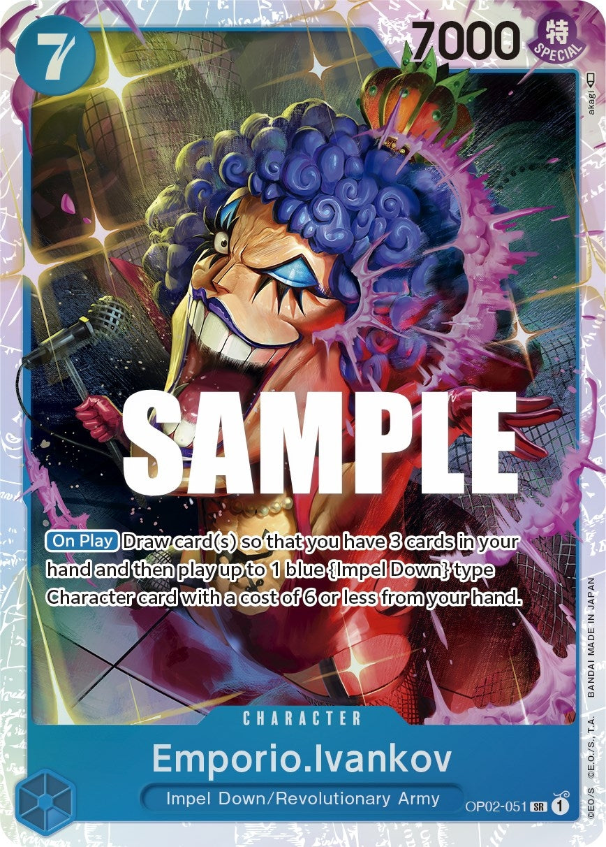 Emporio.Ivankov (051) (2051) (OP02) - One Piece Card Game Single