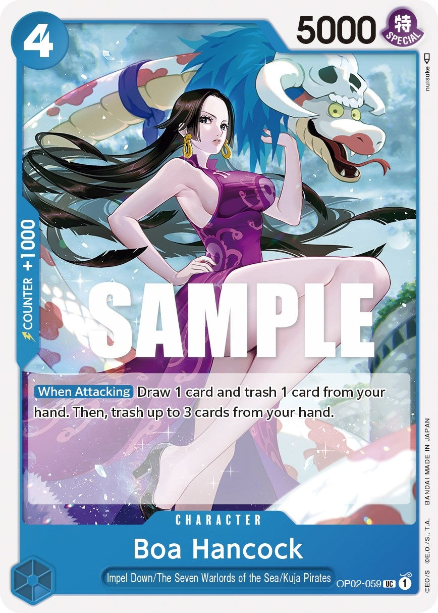 Boa Hancock (2059) (OP02) - One Piece Card Game Single