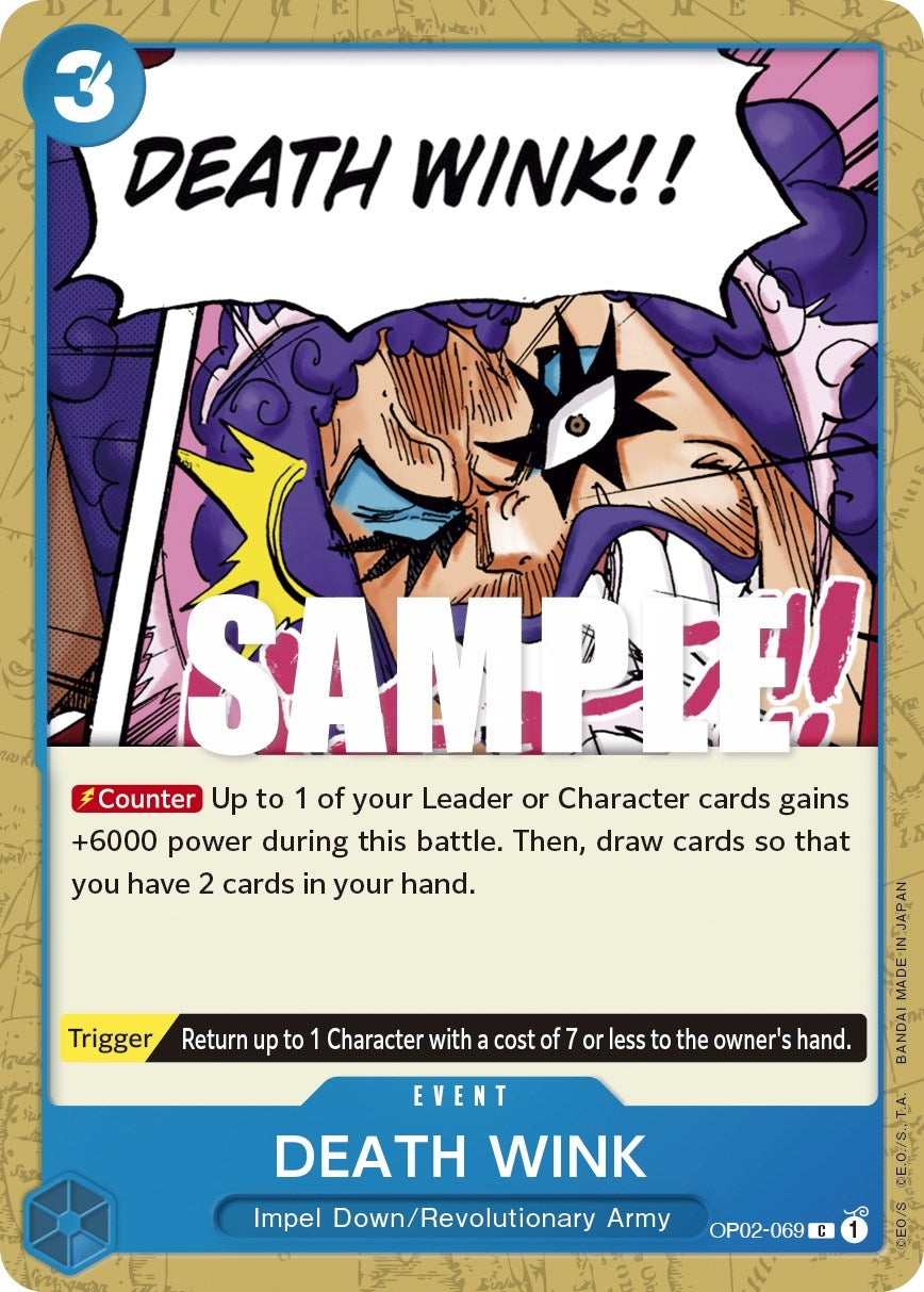 DEATH WINK (2069) (OP02) - One Piece Card Game Single