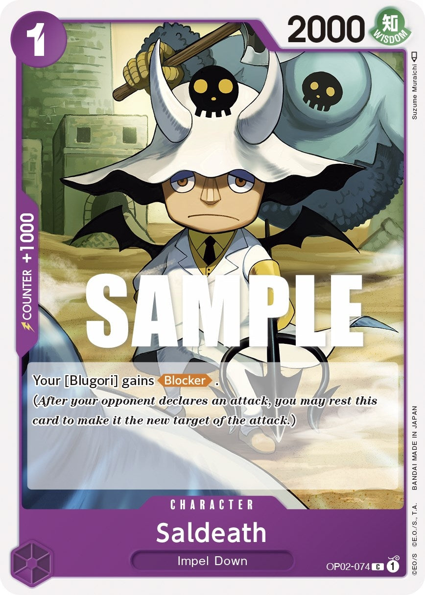 Saldeath (2074) (OP02) - One Piece Card Game Single