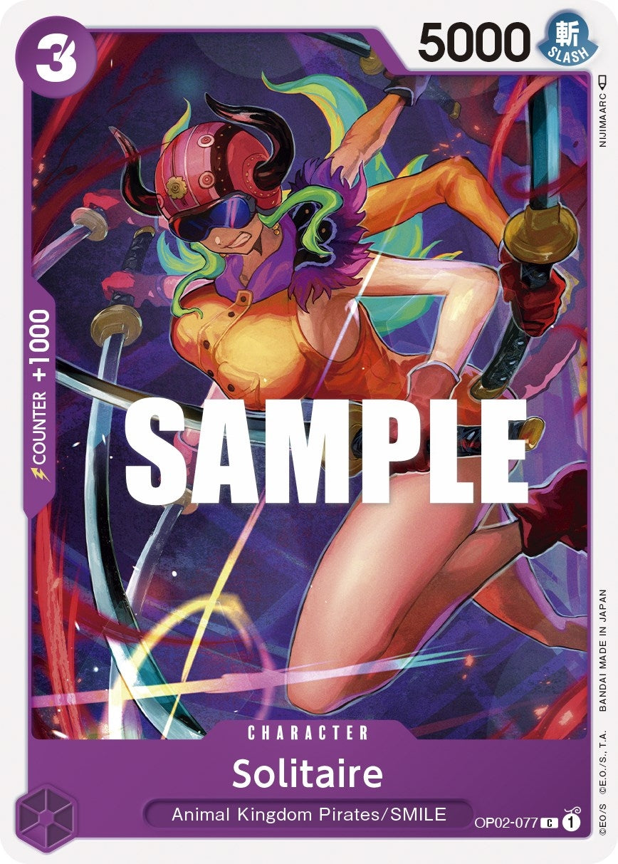 Solitaire (2077) (OP02) - One Piece Card Game Single