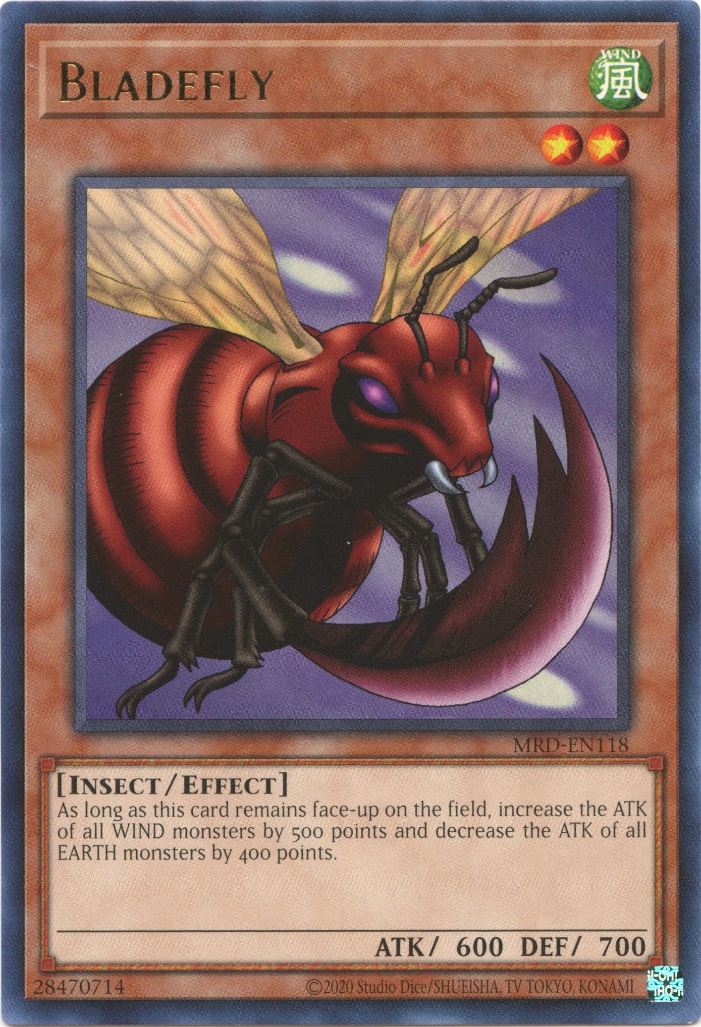 Bladefly (118) (MRD-EN) - YuGiOh Single