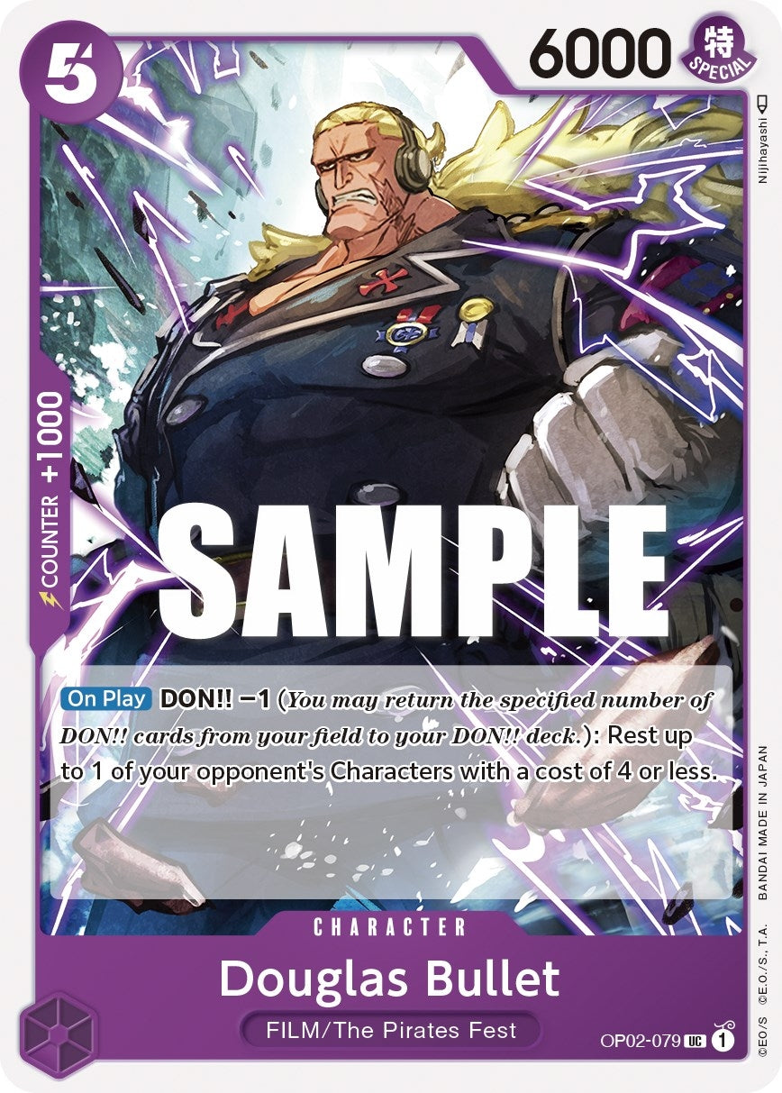 Douglas Bullet (2079) (OP02) - One Piece Card Game Single
