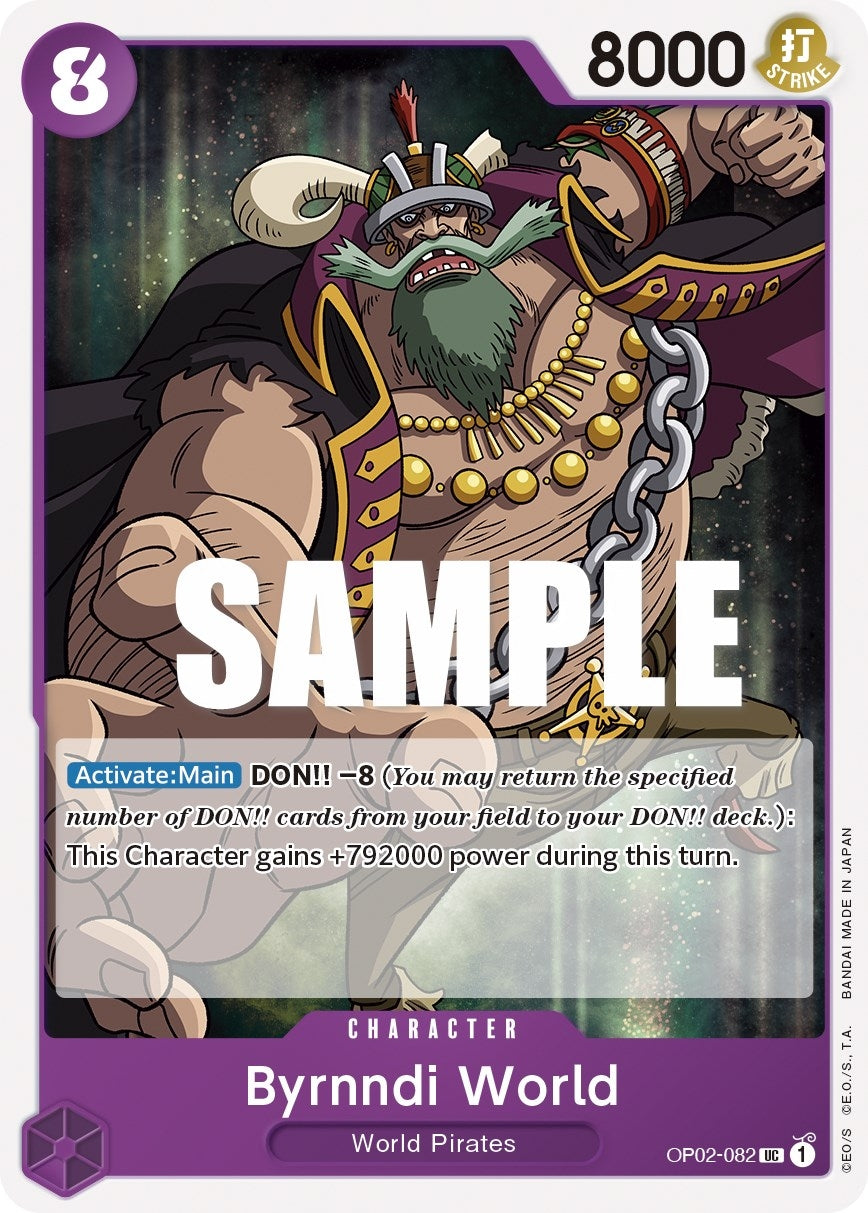 Byrnndi World (2082) (OP02) - One Piece Card Game Single