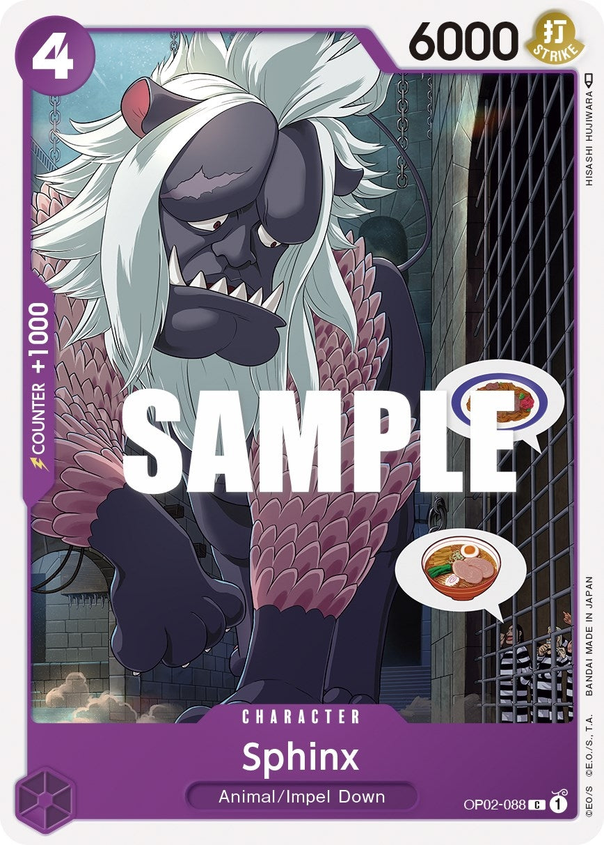 Sphinx (2088) (OP02) - One Piece Card Game Single