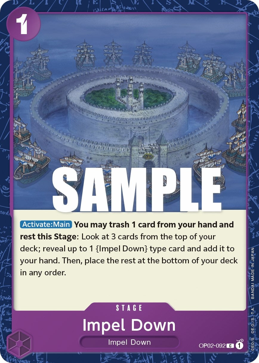 Impel Down (2092) (OP02) - One Piece Card Game Single