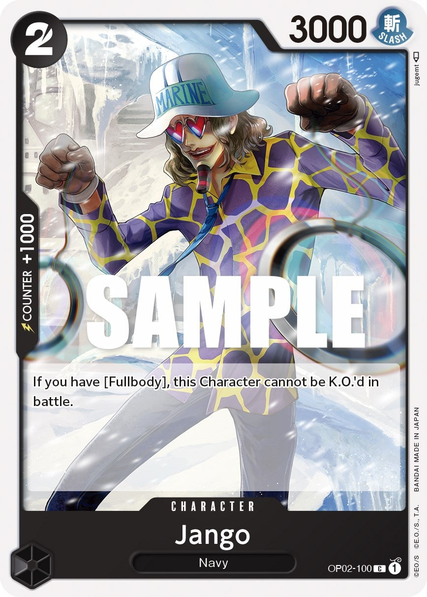 Jango (2100) (OP02) - One Piece Card Game Single