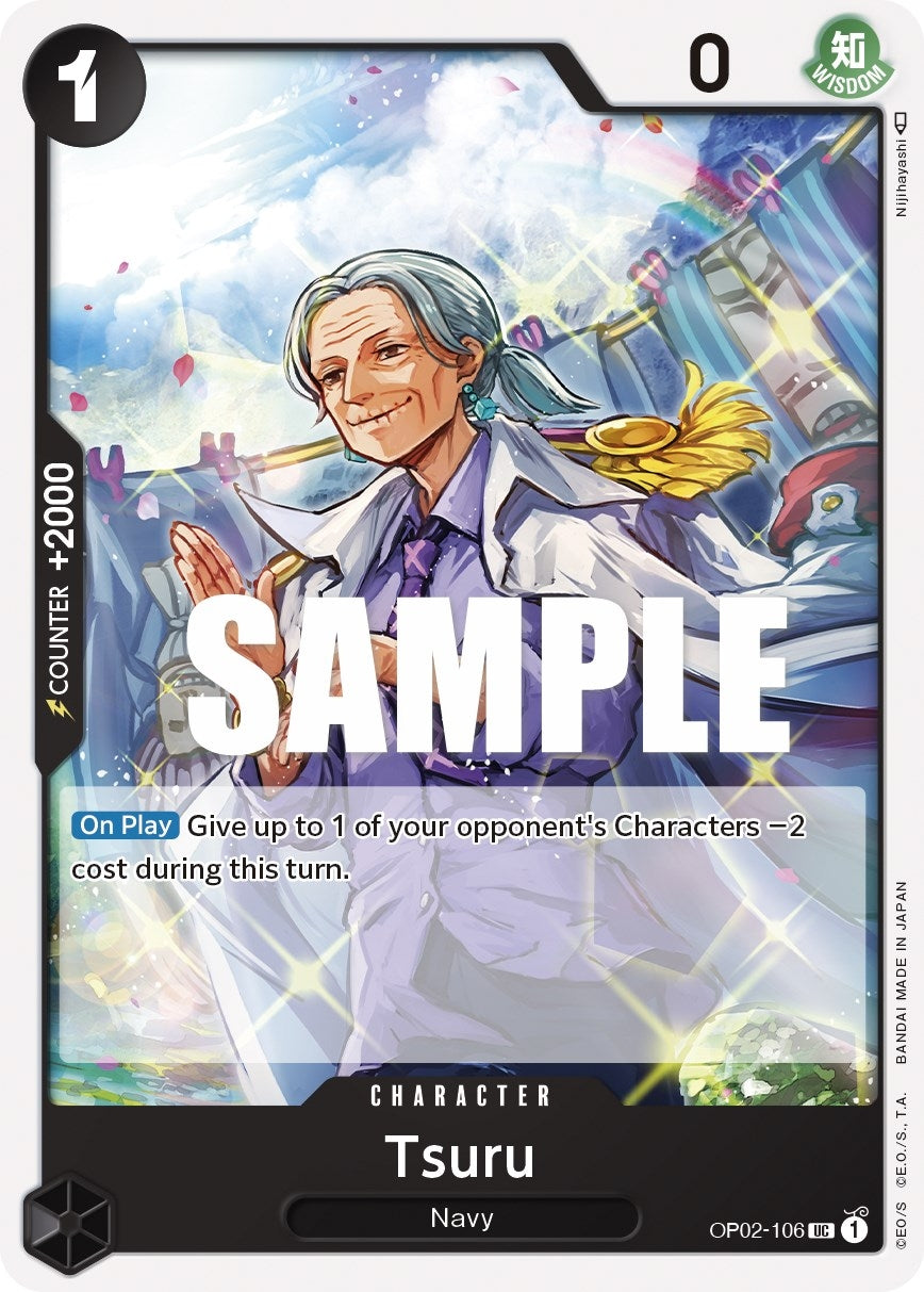 Tsuru (2106) (OP02) - One Piece Card Game Single
