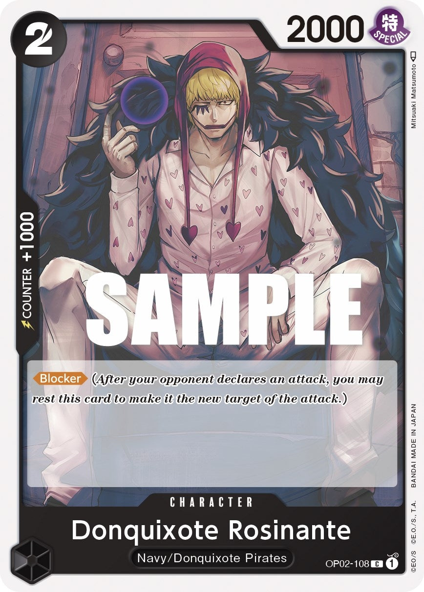 Donquixote Rosinante (2108) (OP02) - One Piece Card Game Single