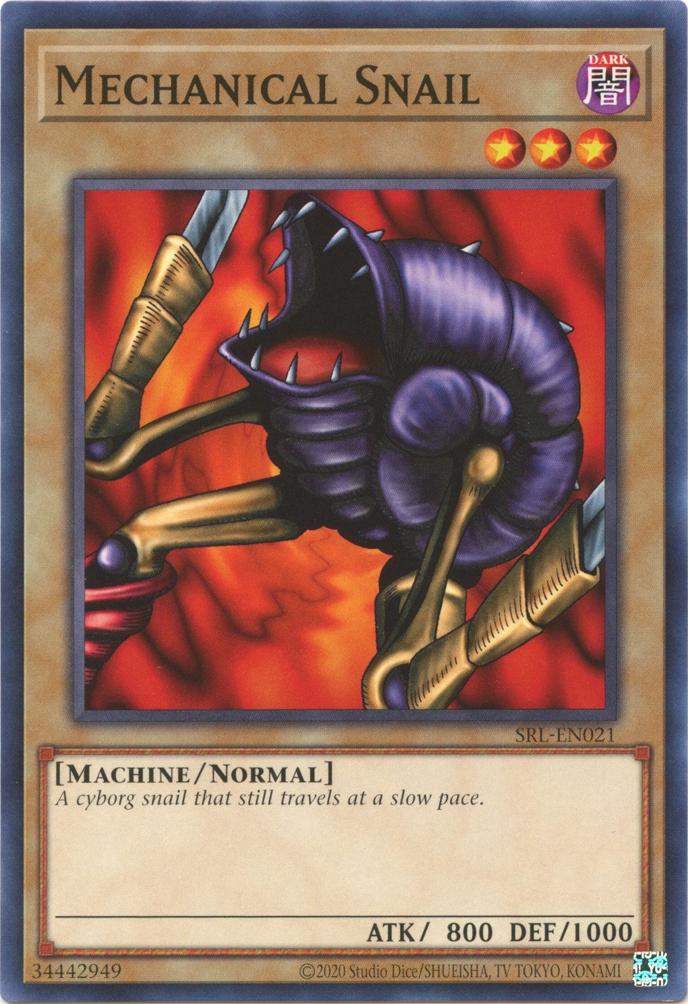 Mechanical Snail (21) (SRL-EN) - YuGiOh Single