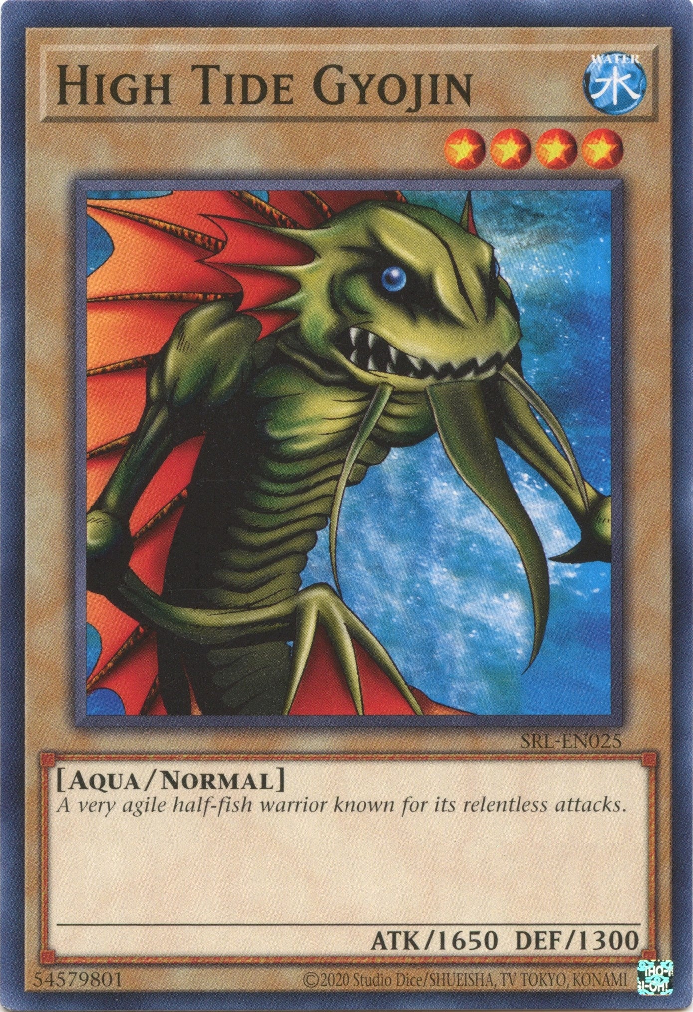 High Tide Gyojin (25) (SRL-EN) - YuGiOh Single