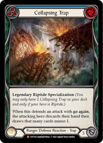 Collapsing Trap (103) [OUT] - Flesh and Blood TCG Single