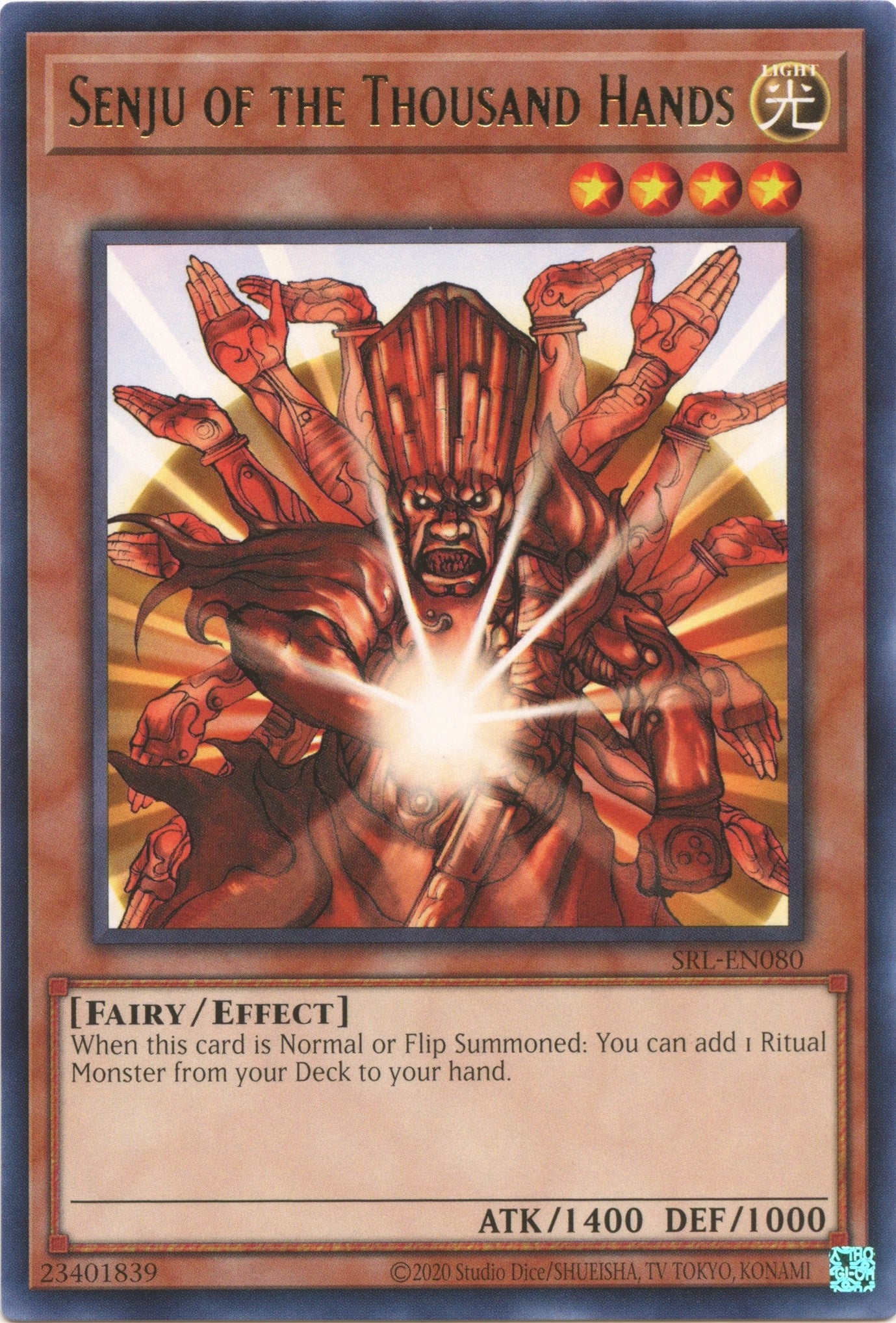 Senju of the Thousand Hands (80) (SRL-EN) - YuGiOh Single