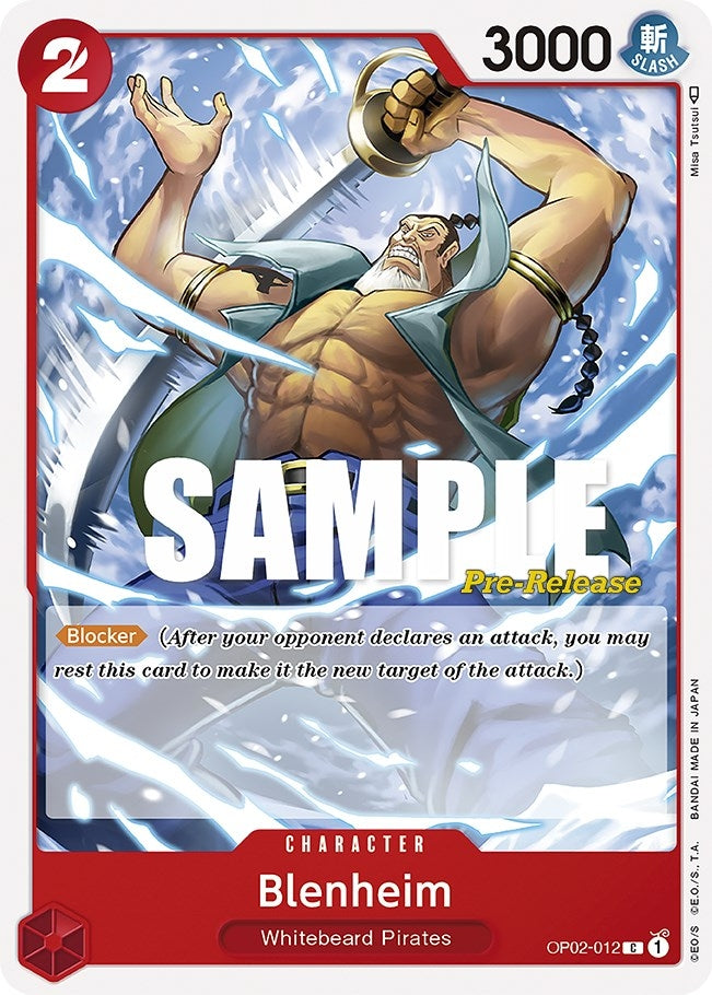 Blenheim (2012) (OP02 PRE) - One Piece Card Game Single