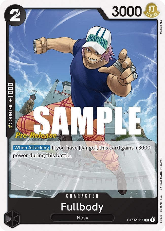 Fullbody (2111) (OP02 PRE) - One Piece Card Game Single