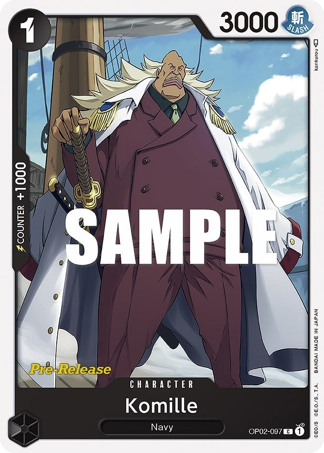 Komille (2097) (OP02 PRE) - One Piece Card Game Single