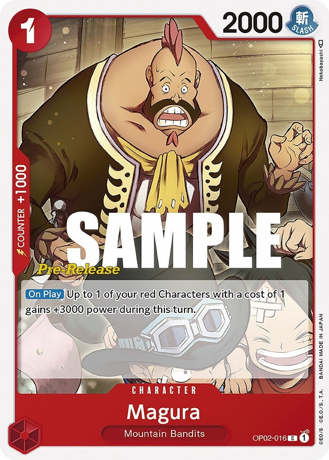 Magura (2016) (OP02 PRE) - One Piece Card Game Single
