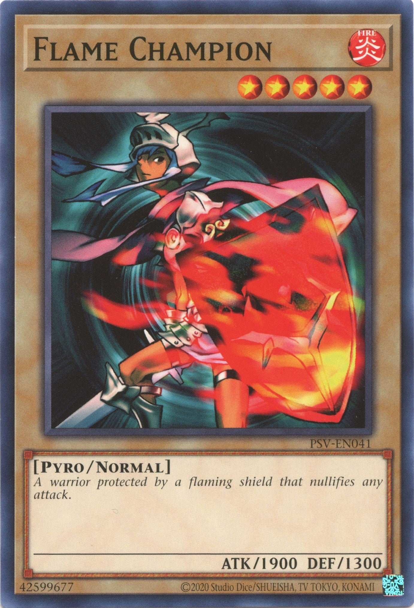 Flame Champion (41) (PSV-EN) - YuGiOh Single