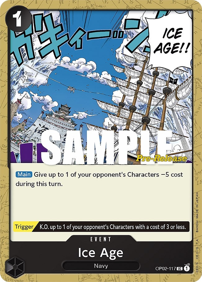 Ice Age (2117) (OP02 PRE) - One Piece Card Game Single