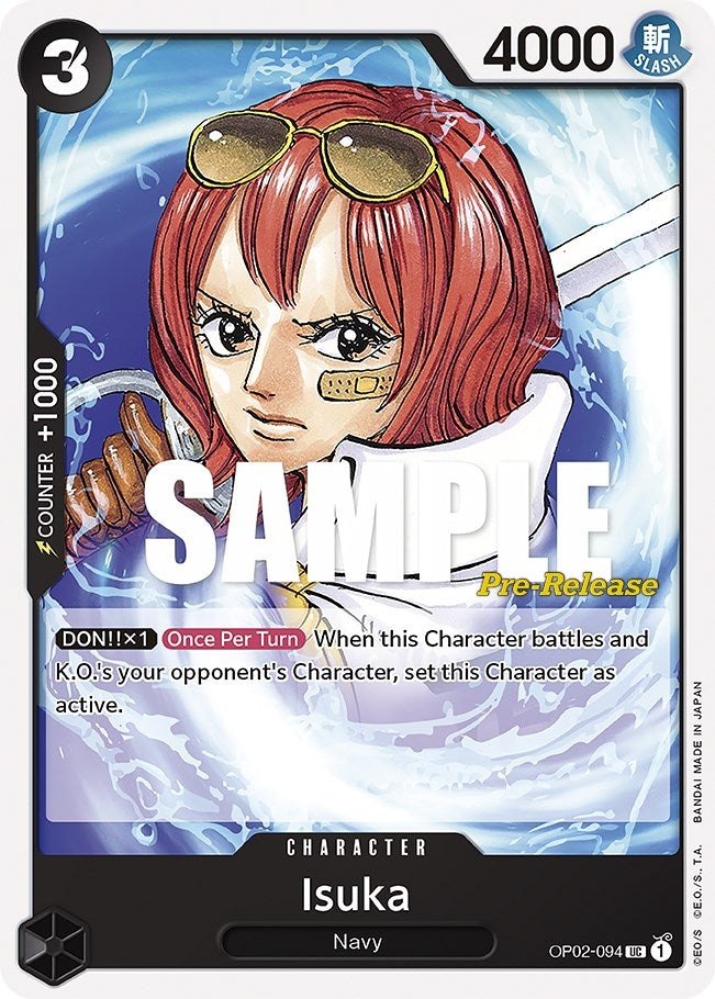 Isuka (2094) (OP02 PRE) - One Piece Card Game Single
