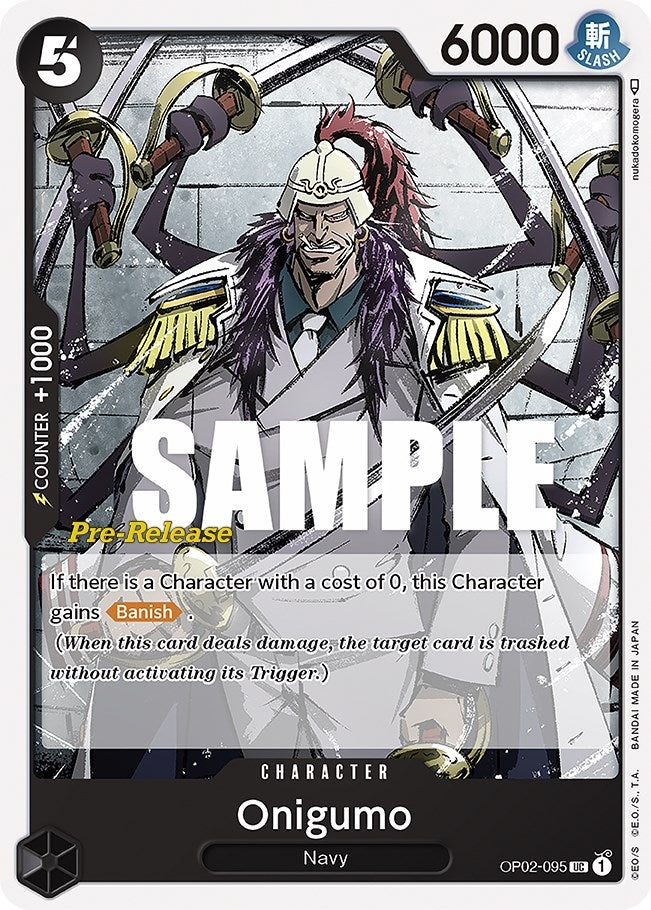 Onigumo (2095) (OP02 PRE) - One Piece Card Game Single