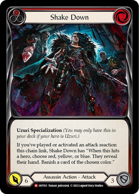 Shake Down (13) [OUT] - Flesh and Blood TCG Single